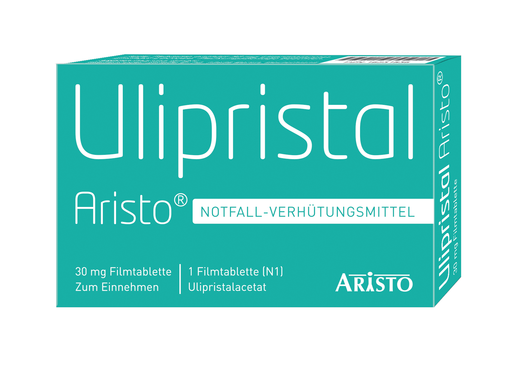 Ulipristal 30 mg Packshot