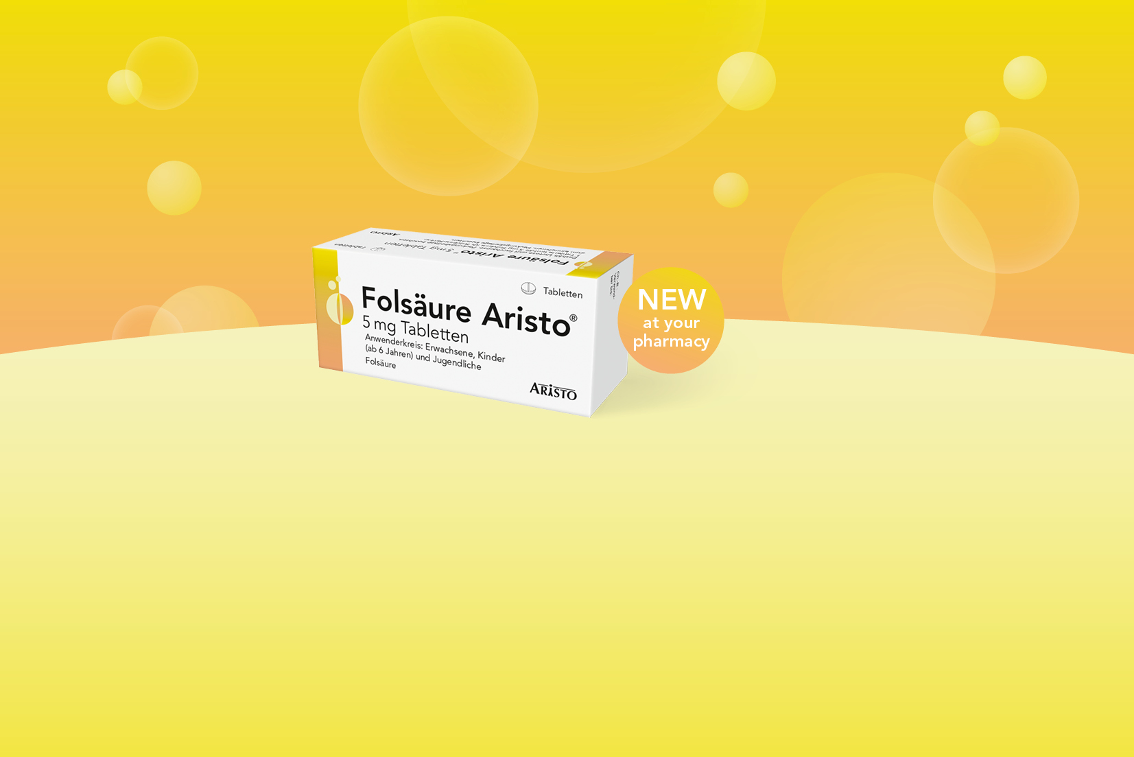 Folic Acid Aristo® packshot
