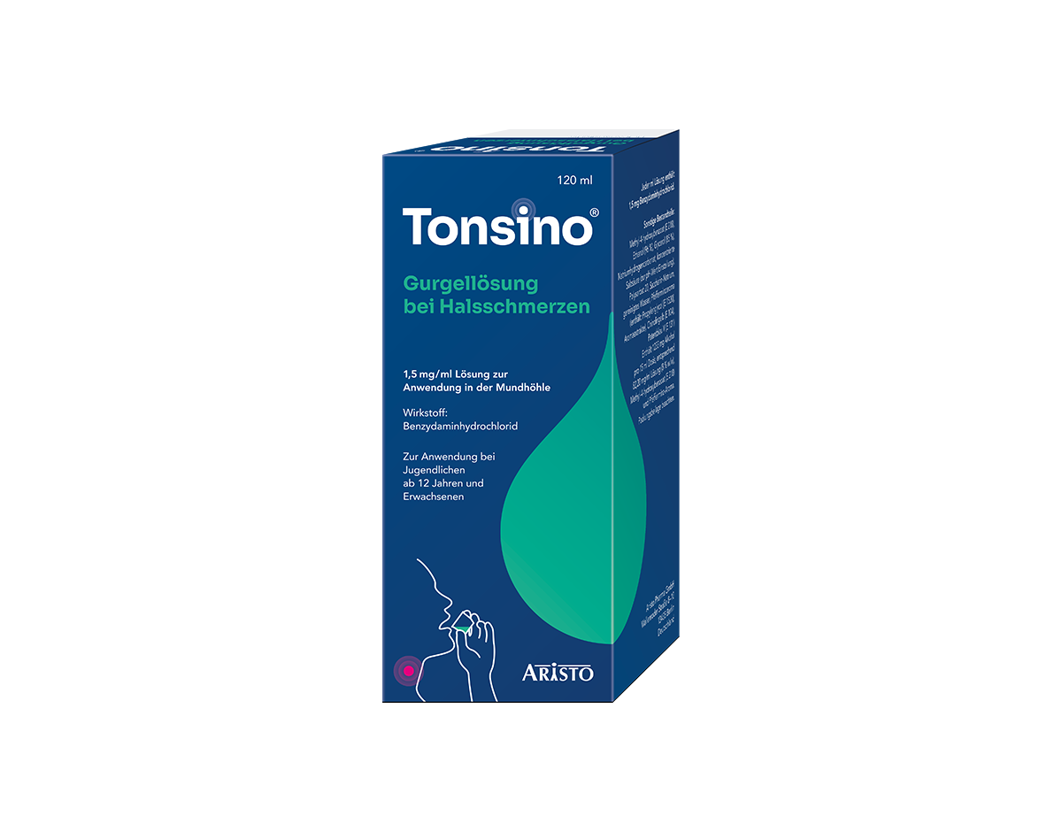 Tonsino® Gurgellösung 120ml Packshot