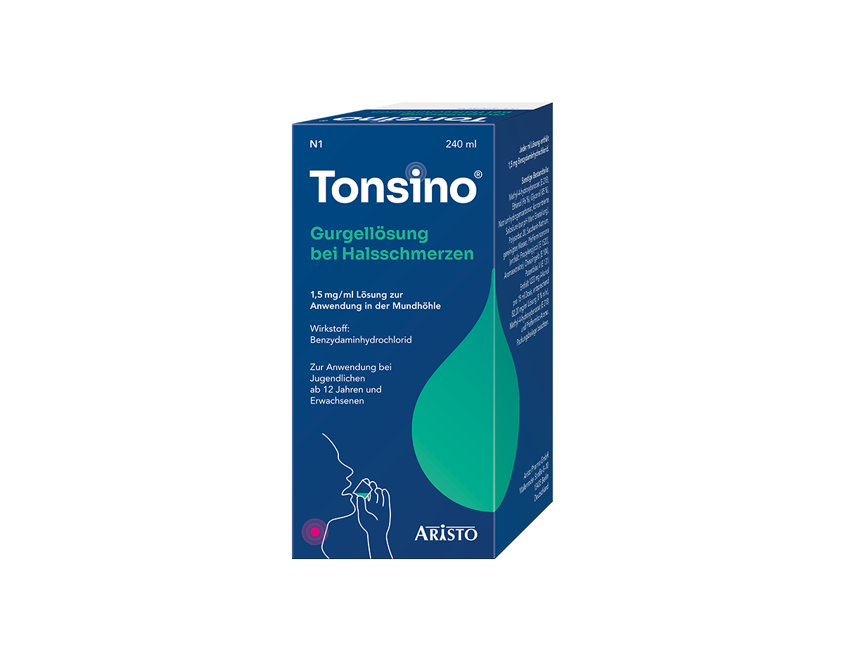 Tonsino® Gurgellösung 240ml Packshot
