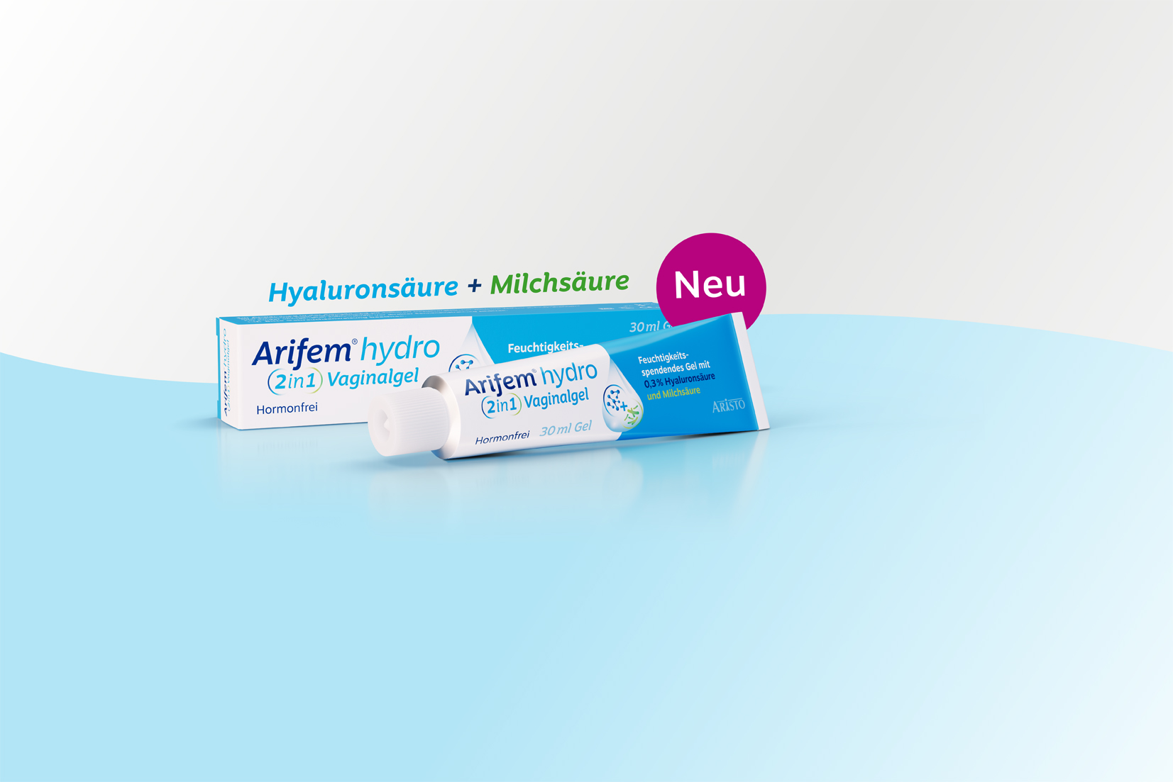 Arifem® hydro 2in1 Vaginalgel Verpackung