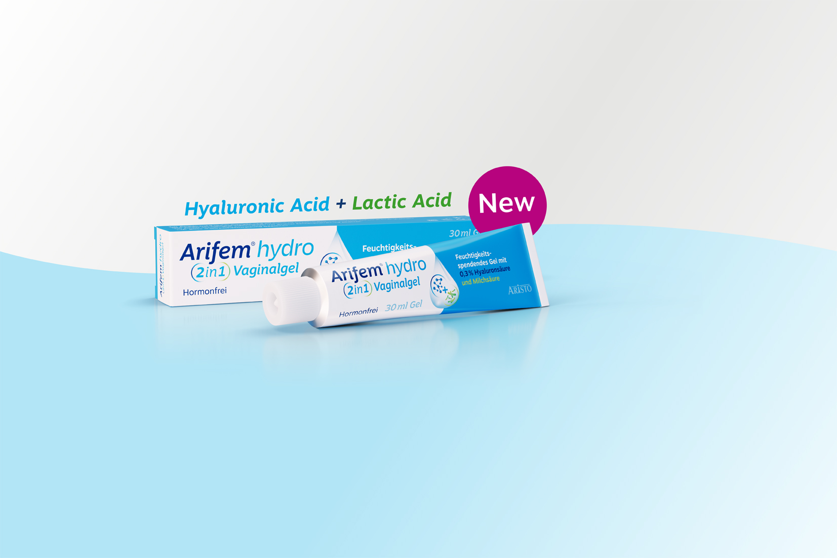 Arifem® hydro 2in1 Vaginalgel Packaging