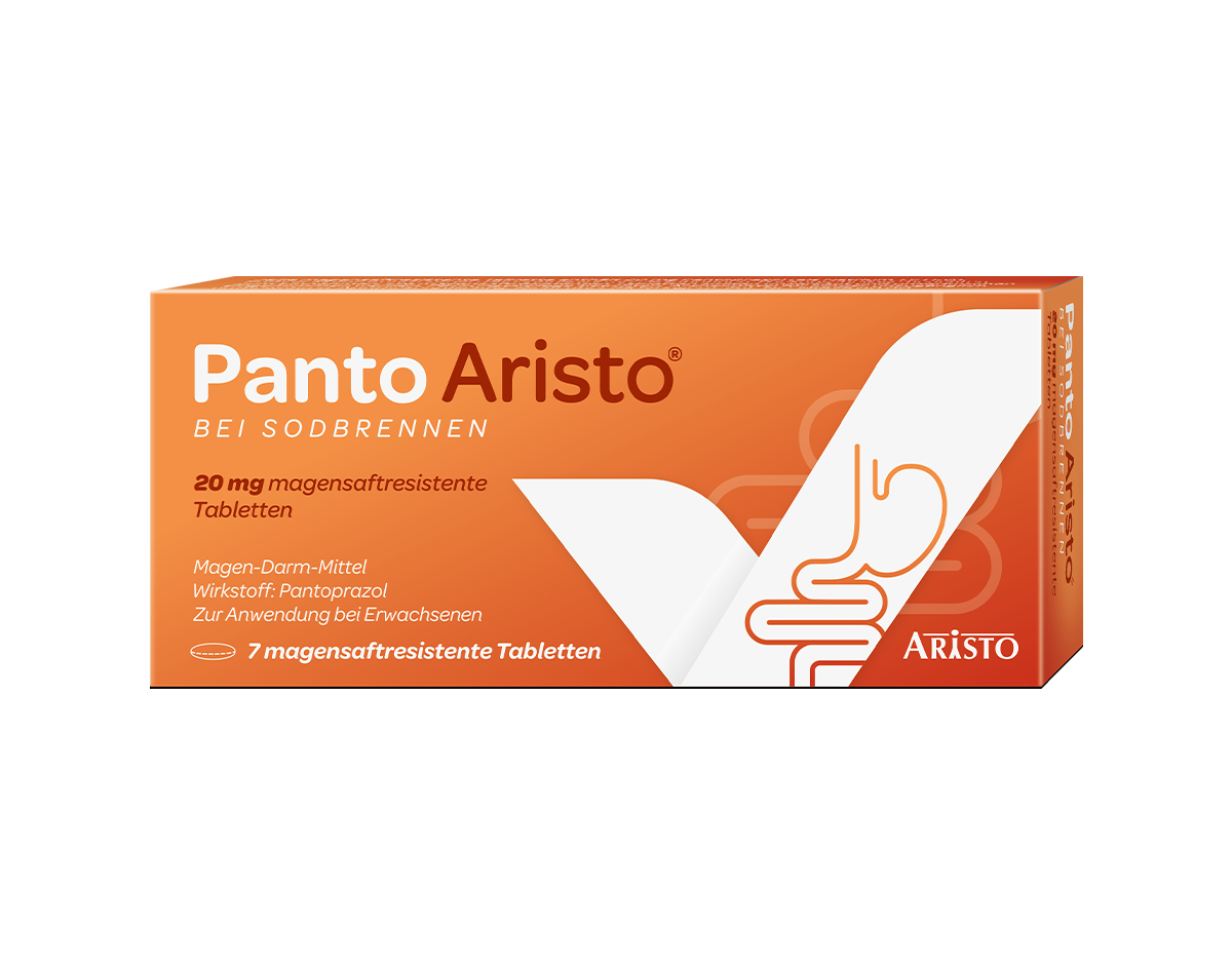 Panto® Aristo bei Sodbrennen 20mg Packshot