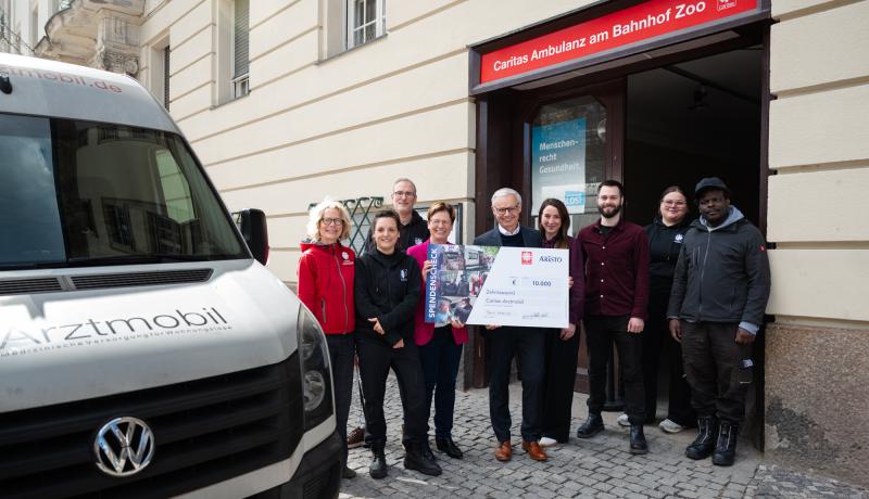 Caritas Spendenübergabe 2026